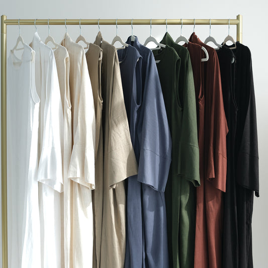 Dubai Middle East Turkey Solid Color Cotton Cardigan Robe