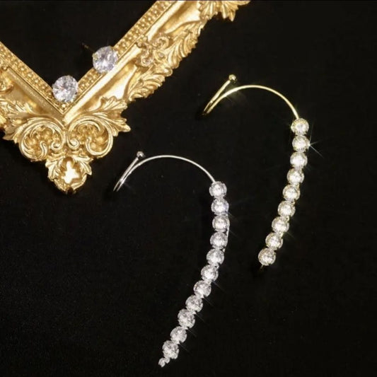 Light Luxury Wind  Diamond Zircon Earrings