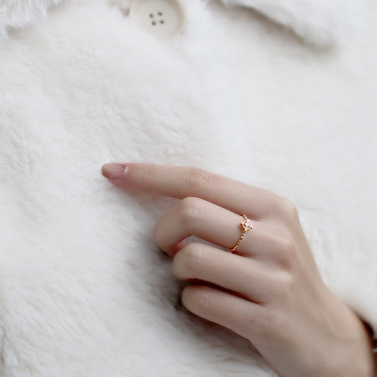 Japanese Luxury Exquisite Sterling Silver Ring