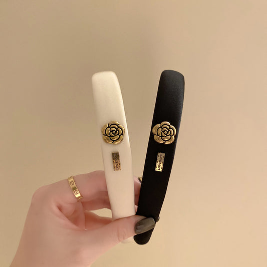 High-grade Camellia Headband Luxury Luxury