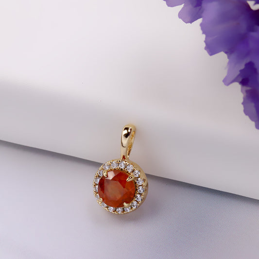 Pomegranate Zirconium Light Luxury Pendant